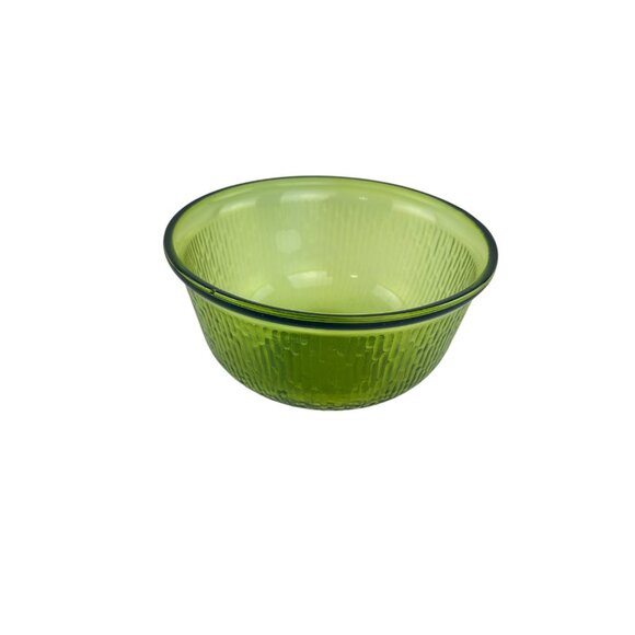 Bartlett Collins Old Hickory Green Glass Mixing Bowl Small Size Textured Vintage - Picture 14 of 16